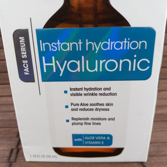 Advanced Clinicals Instant Hydration Hyaluronic Face Serum 1.75 fl oz - Picture 2 of 8